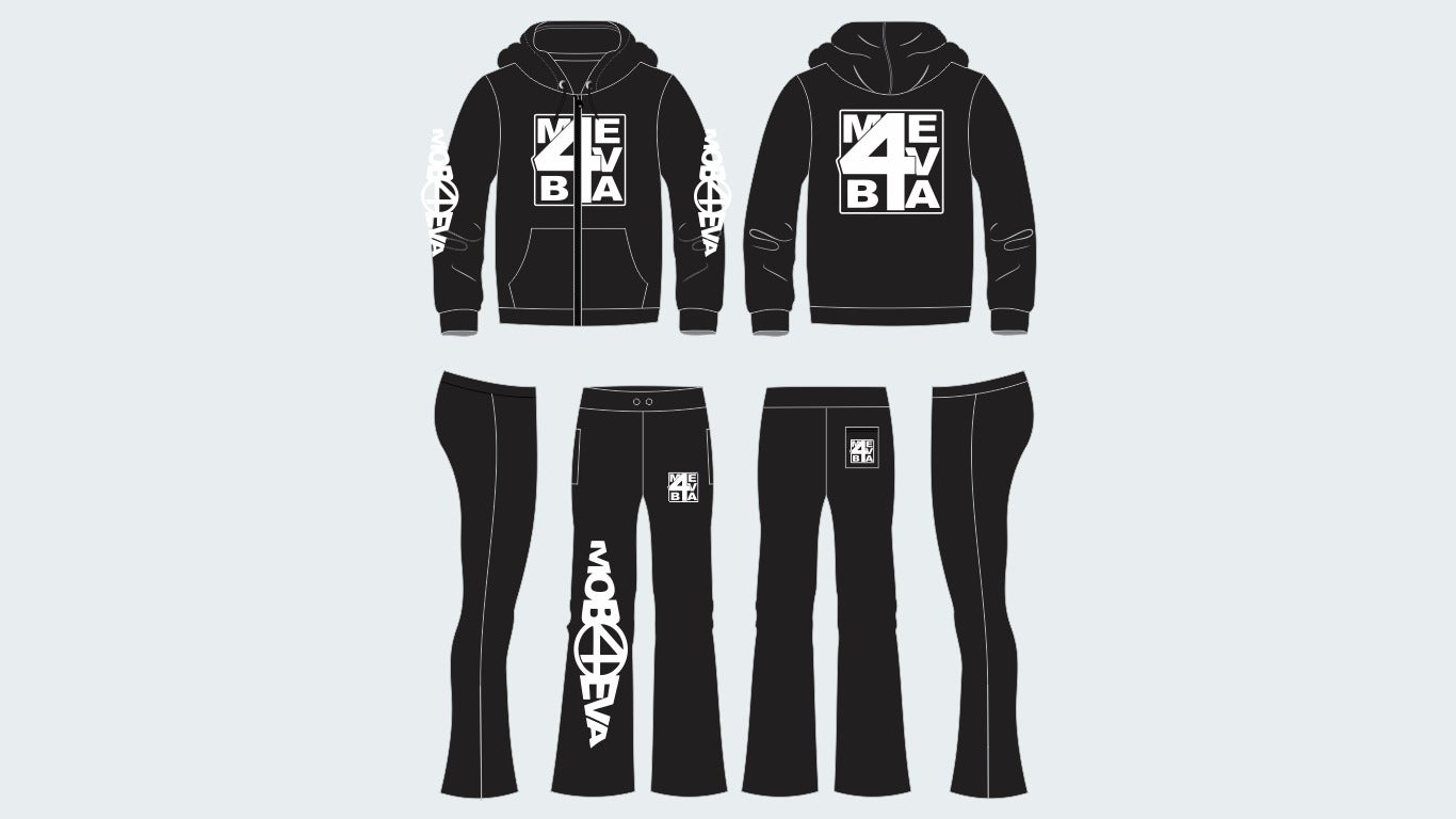Black Suit M 3D pants
